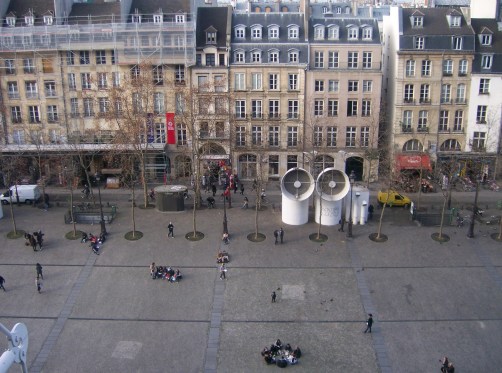 View of Paris from the Pompidou Museum.