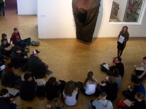 Students got into all the musuems for free and there were even some classes going on inside.