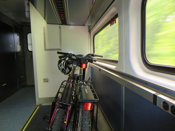 We took our bikes on the Amtrak to get to Hermann.