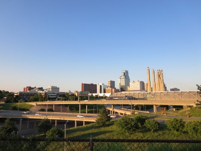 The view of downtown from Westside.