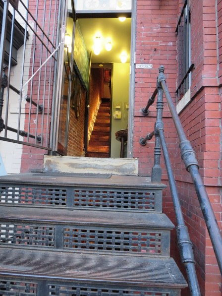 Peak in the doors on U Street.